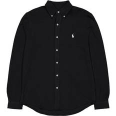 Coton - Homme Chemises Featherweight Mesh Shirt Polo - Black Male