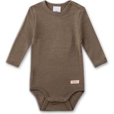 L Bodysuits Sanetta Kid's Wool Body L/S - Brown
