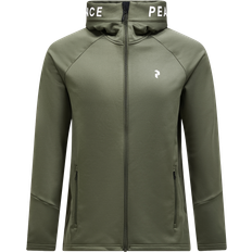 Peak Performance Herre Tøj Peak Performance Herren Rider Zip Hoodie Jacke gruen