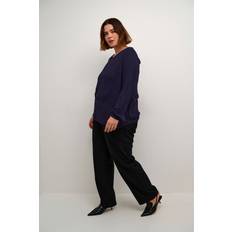 Lila Blusar Kaffe Curve Kcami LS Blouse Dam Långärmade Blusar Från Magasin Dawn Purple