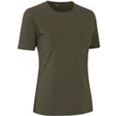 Dame - Slim T-shirts ID Identity ID 0595 Stretch T-shirt komfort dame-Oliven-2XL