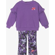 Lila Sonstige Sets Nike Girls Purple Floral Leggings Set