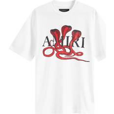 Amiri T-shirts Amiri CNY Snake T-Shirt - White/Red