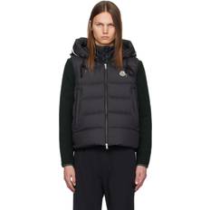 Moncler Vests Moncler Black Cardamine Down Vest 999 BLACK