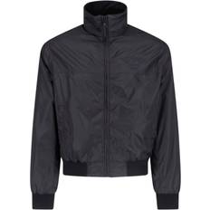 Versace Outerwear Versace Black Milano Stamp Bomber Jacket 1B000-Black IT