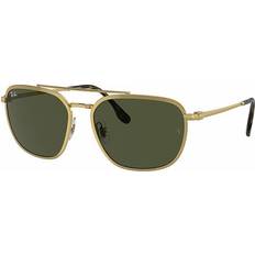 Ray-Ban Rb3708 Sonnenbrillen Arista Gold Grün Glas