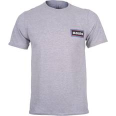 Grey - Unisex T-shirts Oasis Knebworth Vertical Stripe T Shirt