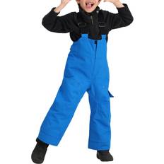 Polyester Outerwear Pants Children's Clothing Obermeyer Boys' Volt Bib Pants, 7, Cosmic Blue