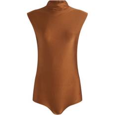 Brown Shapewear & Under Garments Sportmax Brown Cristin Bodysuit 003 Brown Bronze