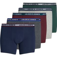 Boxer - Vert Sous-vêtements pour hommes Jack & Jones Jacoliver Trunks Gris