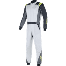 Motorcycle Suits Alpinestars Alpinestars Atom FIA Suit Silver/anthracite/yellow Fluo