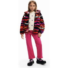 Nepbont - Vrouw Jurken Desigual Chaqueta de entretiempo - mezcla de colores - Rojo