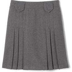 Gray Skirts Children's Clothing French Toast Little Girls' Front Pleated Skirt With Tabs, Grey