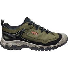 Keen Men's Targhee IV Waterproof Hiking Shoes, 11.5, Dark Olive/Gold Flame