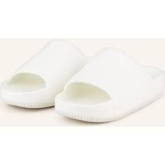 Beige Slides Nike Plateau-Pantoletten CALM SLIDE WEISS