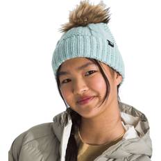 Green Beanies Children's Clothing The North Face Kids' Oh Mega Fur Pom Beanie, Green