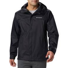 Nylon Rain Jackets & Rain Coats Columbia Men's Watertight II Rain Jacket, 1X, Black