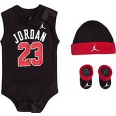 Bébé Maillots de bain Jordan 23 Noir Set - Rouge/Blanc