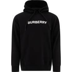 Burberry Homme Pulls Burberry Burberry-Logo Cotton Hoodie Sweatshirt - Nero