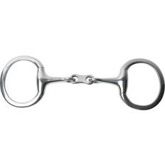 Stainless Steel French Link Eggbutt Snaffle Bit 4.5"