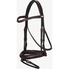 LeMieux Bridles LeMieux Arika Dressage Bridle - Brown/Silver