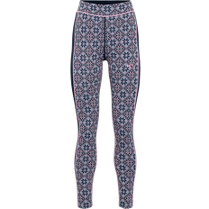 Rose Pantalons Thermiques Kari Traa Rose Ensemble - Bleu Foncé