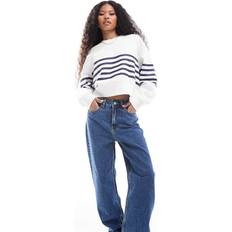 Bershka Petite Mom Jeans Authentic - Blue