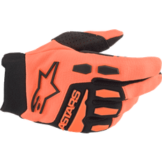 Cheap Motorcycle Gloves Alpinestars Youth Full Bore Gloves Orange/black