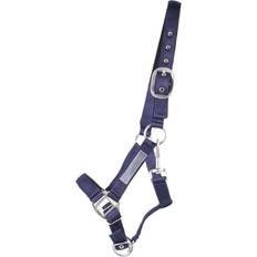 Cob Horse Halters QHP Doubled safety halter for horses Bleu