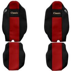 Tappezzerie Auto ContiClassic Coprisedile PS30 RED Rosso Fantasia Tessile Anteriore