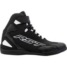 Blanco Botas de motocicleta Rst Sabre Shoes Black White Unisexo, Hombre