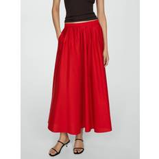Mango Dam Kjolar Mango Kjol Skirt Paula Röd
