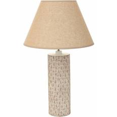 Bordlamper Alexandra House Living Beige Polyresin Skrivebordslampe 220-240 V Bordlampe 140cm