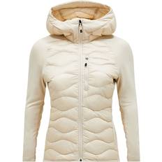 Peak Performance Helium Down Hybrid Hood Vårjackor - Beige