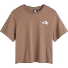 Clothing The North Face Women's Cropped Simple Dome T-Shirt Brown