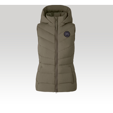 Canada Goose Damen Bekleidung Canada Goose Damen Daunenweste CLAIR khaki