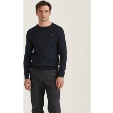 Morris Merino O-neck Navy