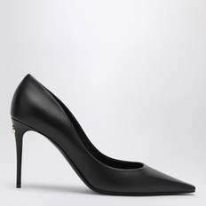 Läder Pumps Dolce & Gabbana Läderklackskor Black
