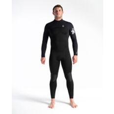 White Wetsuits Skins Session 5/4/3mm Back Zip Mens Wetsuit 2024- Black Diamond