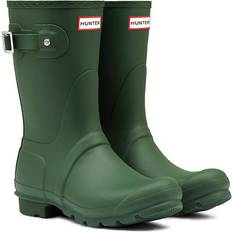 Rubber Rain Boots Hunter 'Original Short' Wellington Boots Green