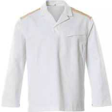 Mascot Overalls Mascot Food & Care Smock - White/Curry Gold