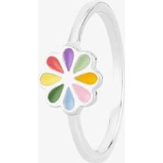 Children Rings Fleur Kids Sterling Silver Multicolour Flower Ring AZR146804