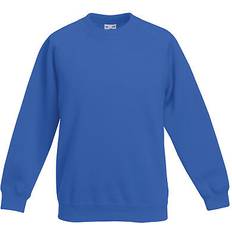 Girls Sweatshirts Fruit of the Loom Raglan Sleeve Sweatshirt Pack Royal 9-10 Years