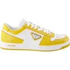 Prada Sneakers Prada Sneakers, male, Yellow, Lace-Up Leather Sneakers