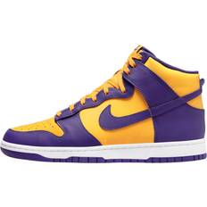 Geel - Man Basketbalschoenen Dunk High Lakers - Purple