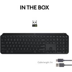 Logitech Standard Keyboards Logitech MX Keys S Bluetooth Wireless Keyboard 920-011406