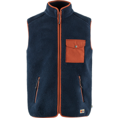 Clothing Fjällräven Men's Vardag Pile Fleece Vest Navy-Autumn Leaf