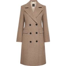 InWear Thoraiw Lapel Coat Dam Kappor Från Magasin Sandy Grey Melange