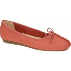 Damen - Rosa Ballerinas Clarks Damen Freckle Ice Ballerinas, Dusty Rose NBK