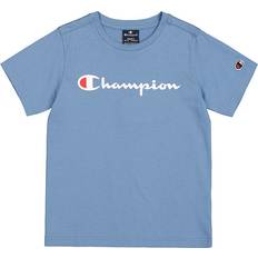 Champion T-Shirts Champion Kinder Shirt Crewneck Blau